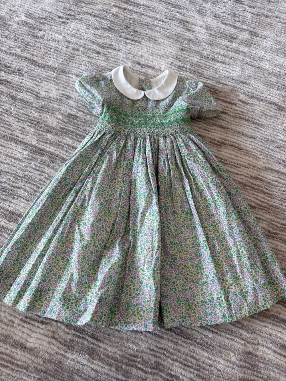 Antoinette floral dress with collar size 3